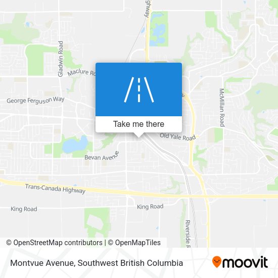 Montvue Avenue map