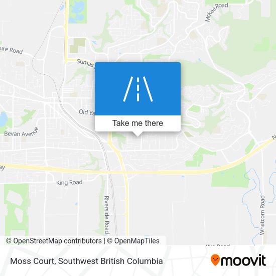 Moss Court map