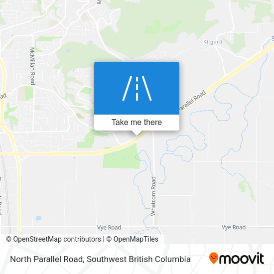 North Parallel Road map