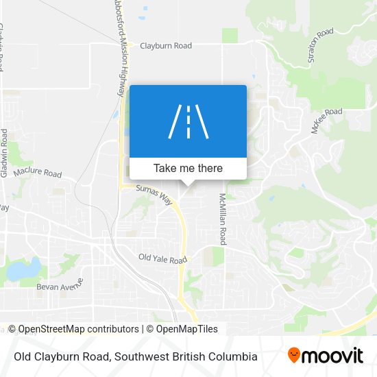 Old Clayburn Road map