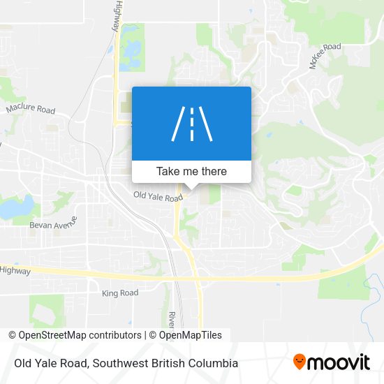 Old Yale Road map