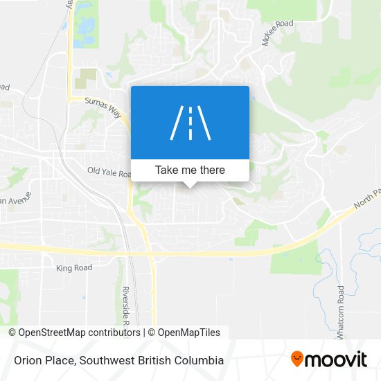 Orion Place map