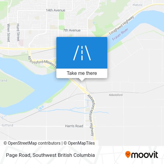 Page Road map