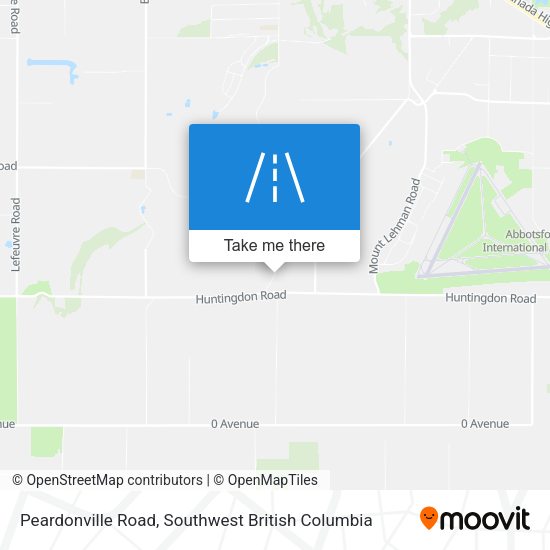 Peardonville Road map
