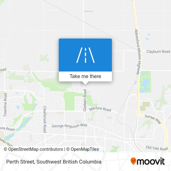 Perth Street map