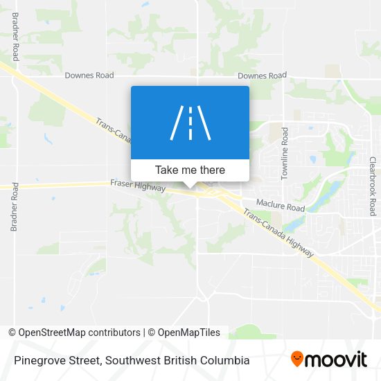 Pinegrove Street map
