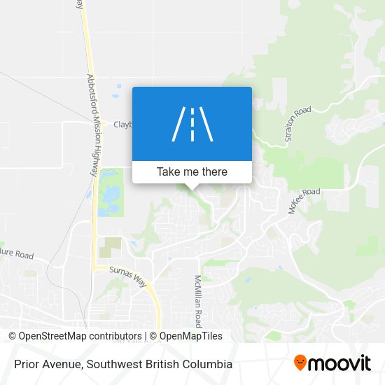 Prior Avenue map
