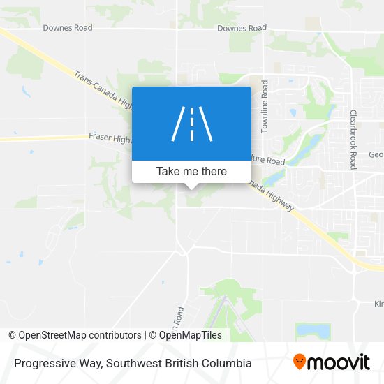Progressive Way map