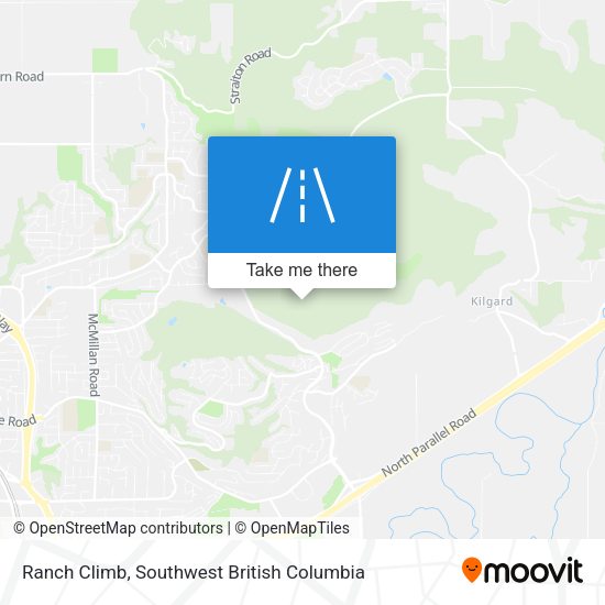 Ranch Climb map