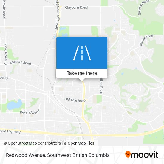 Redwood Avenue map