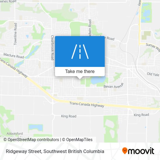 Ridgeway Street map