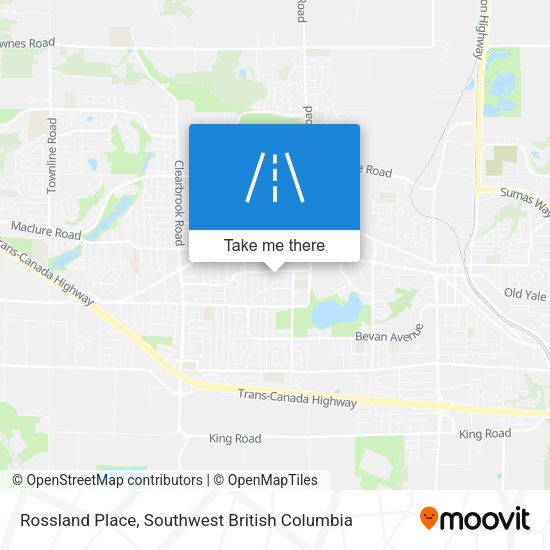 Rossland Place map