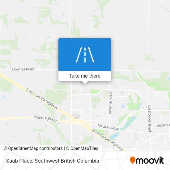 Saab Place map