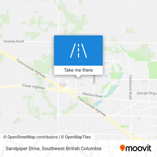 Sandpiper Drive map