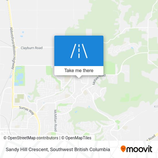 Sandy Hill Crescent map