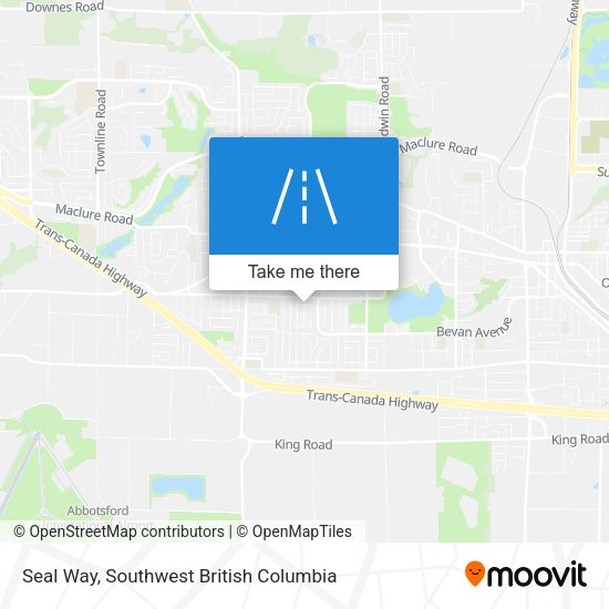 Seal Way map