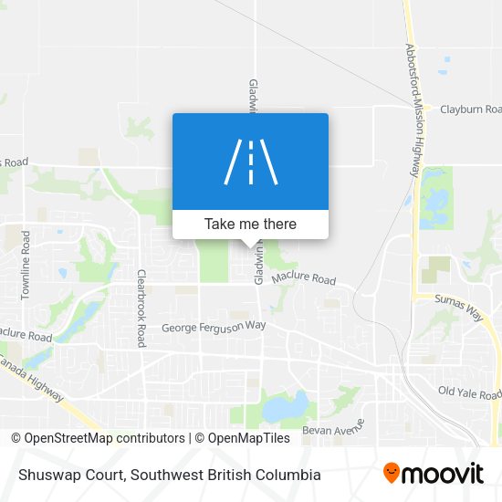 Shuswap Court map