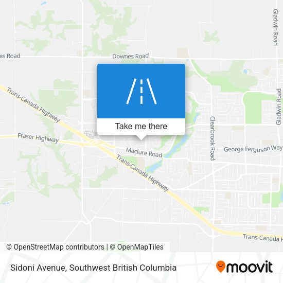 Sidoni Avenue map