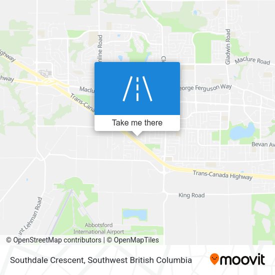 Southdale Crescent map