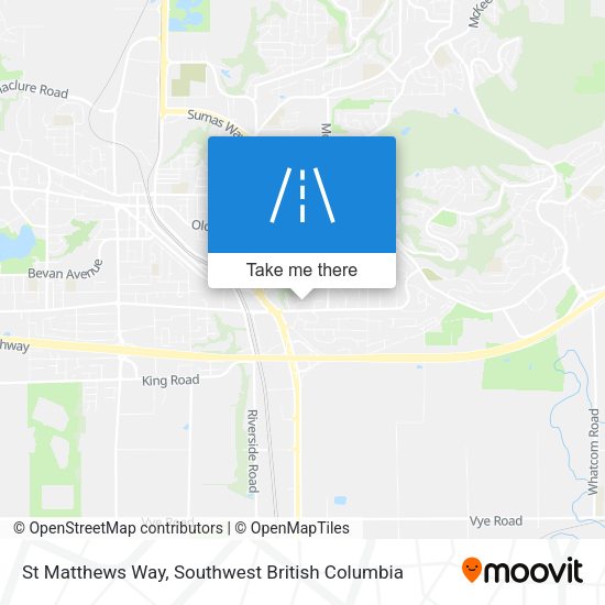 St Matthews Way map