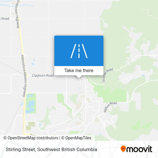 Stirling Street map