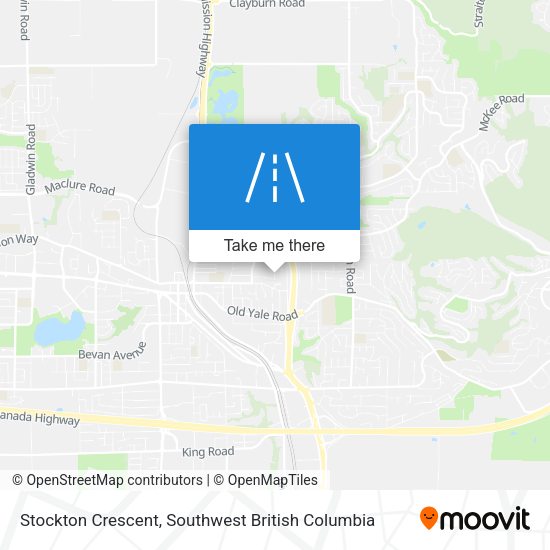 Stockton Crescent map