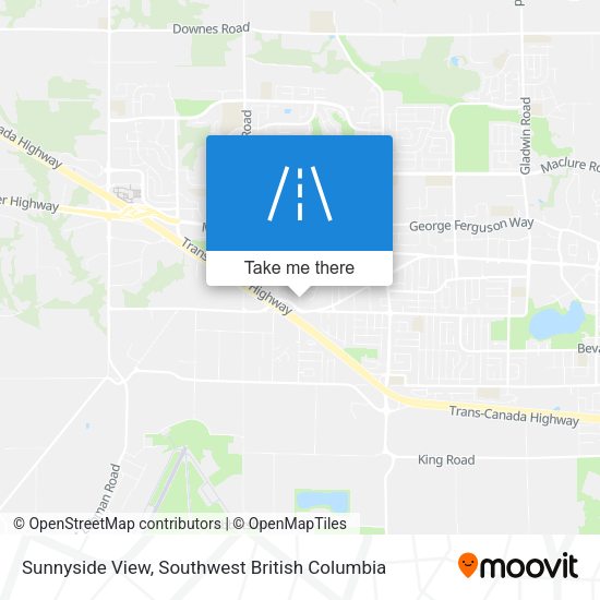 Sunnyside View map