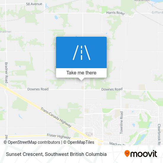 Sunset Crescent map