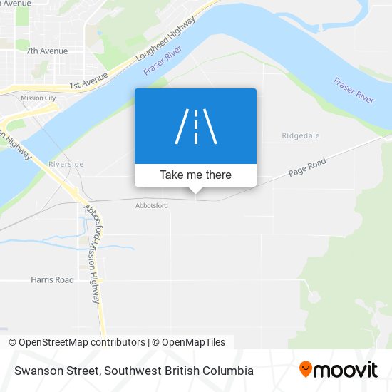 Swanson Street map