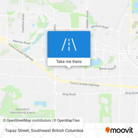 Topaz Street map