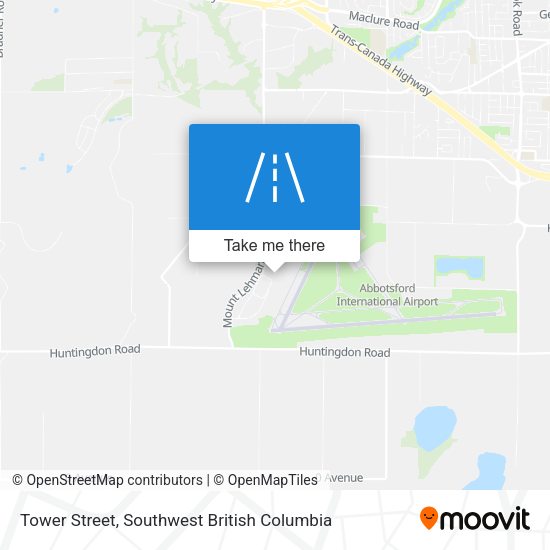 Tower Street map