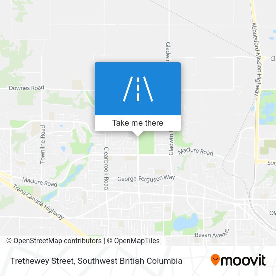 Trethewey Street map