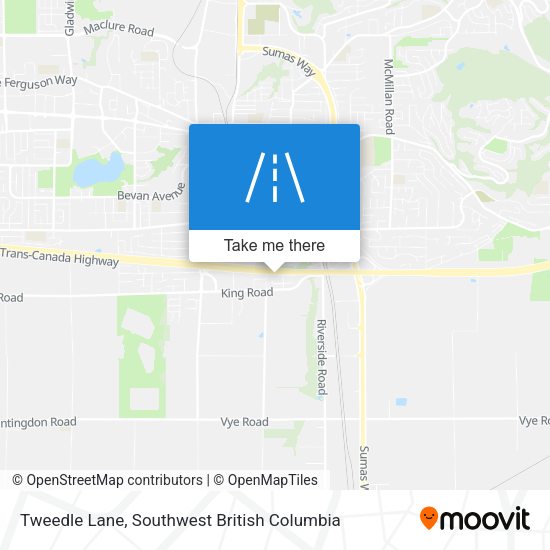 Tweedle Lane map