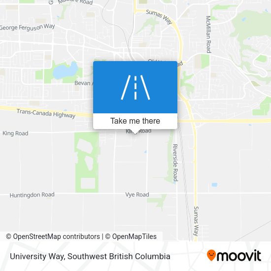 University Way plan