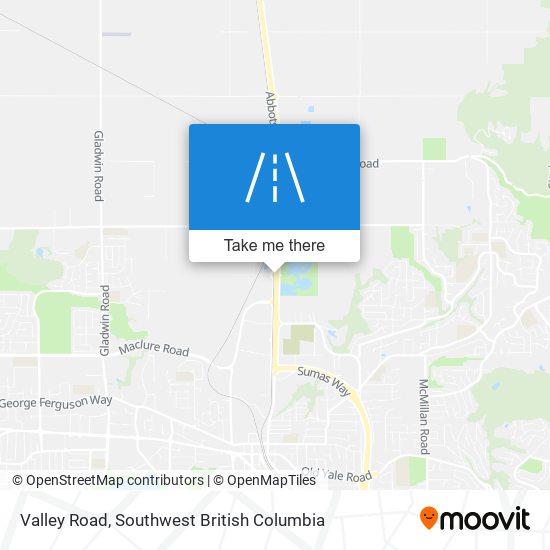 Valley Road map