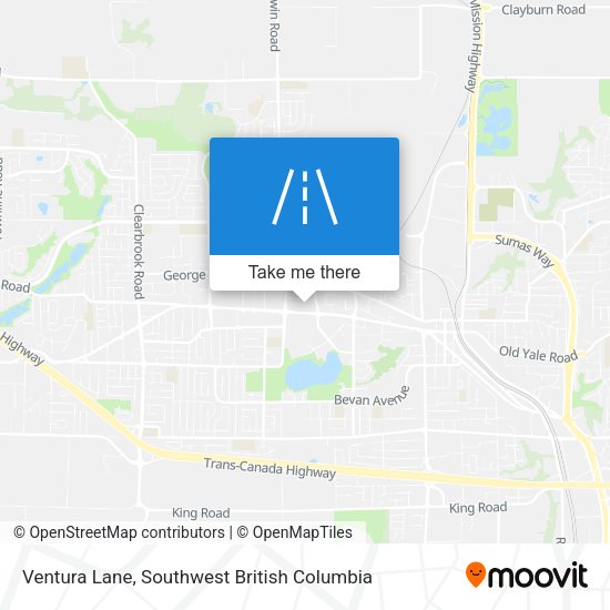 Ventura Lane map