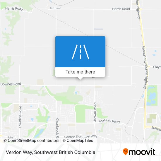 Verdon Way map
