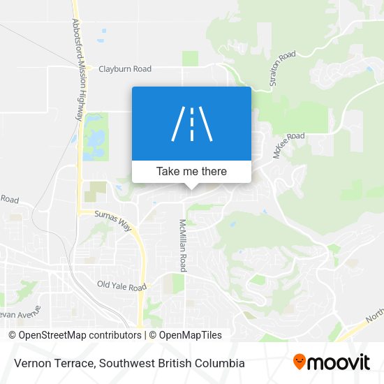 Vernon Terrace map