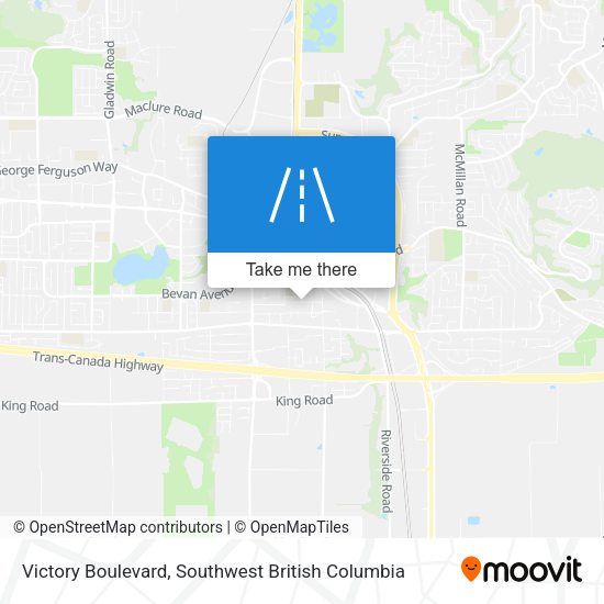 Victory Boulevard map