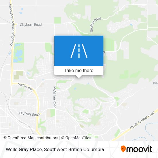 Wells Gray Place map