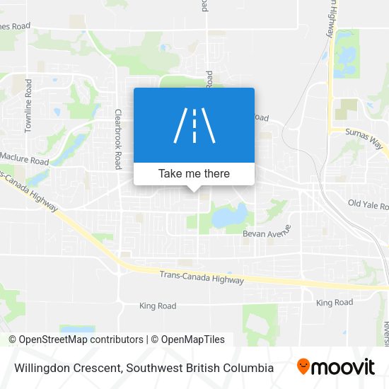 Willingdon Crescent map