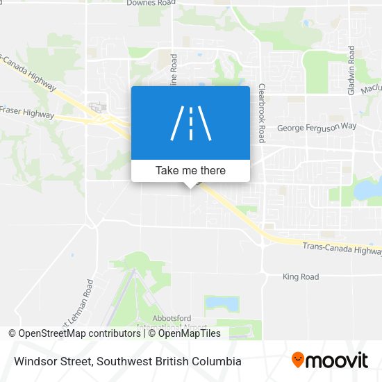Windsor Street map