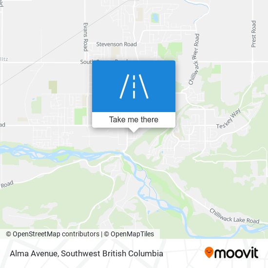 Alma Avenue map