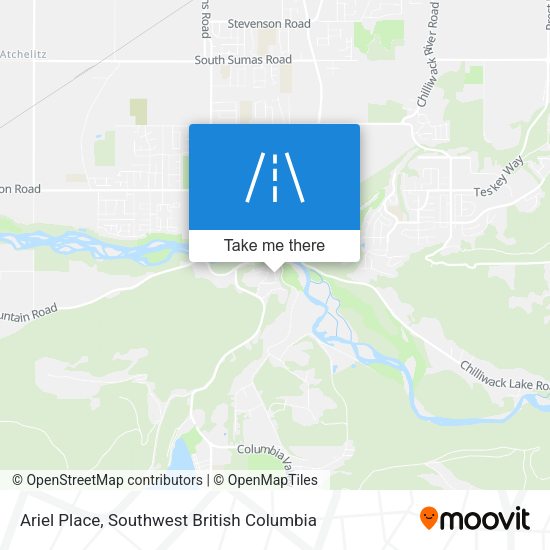 Ariel Place map