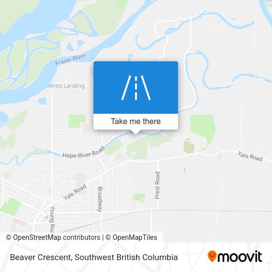 Beaver Crescent map