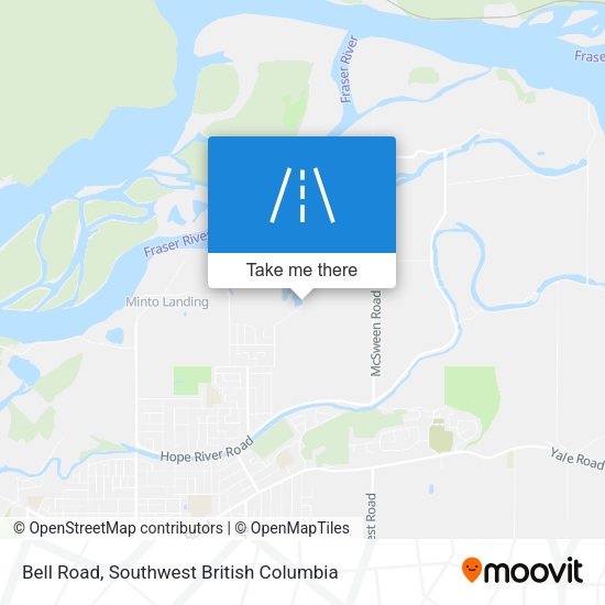 Bell Road map