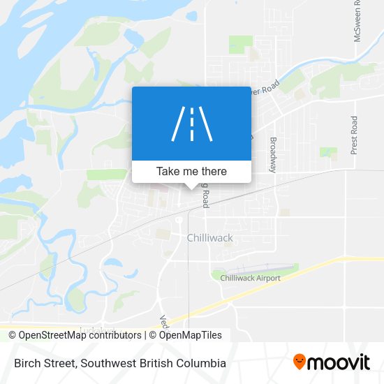 Birch Street map