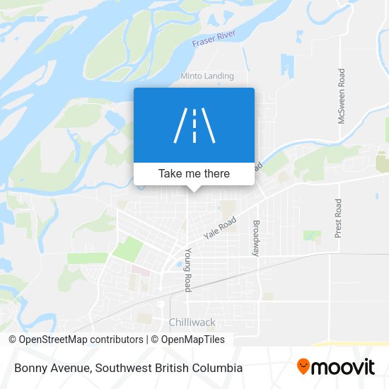 Bonny Avenue map