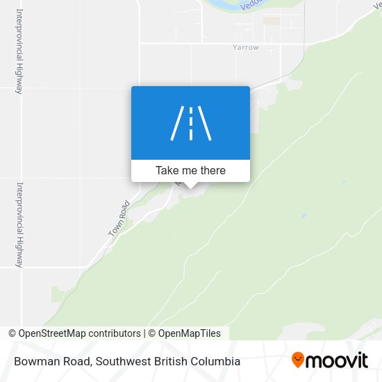 Bowman Road map
