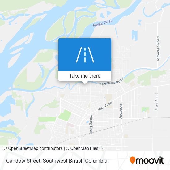 Candow Street map